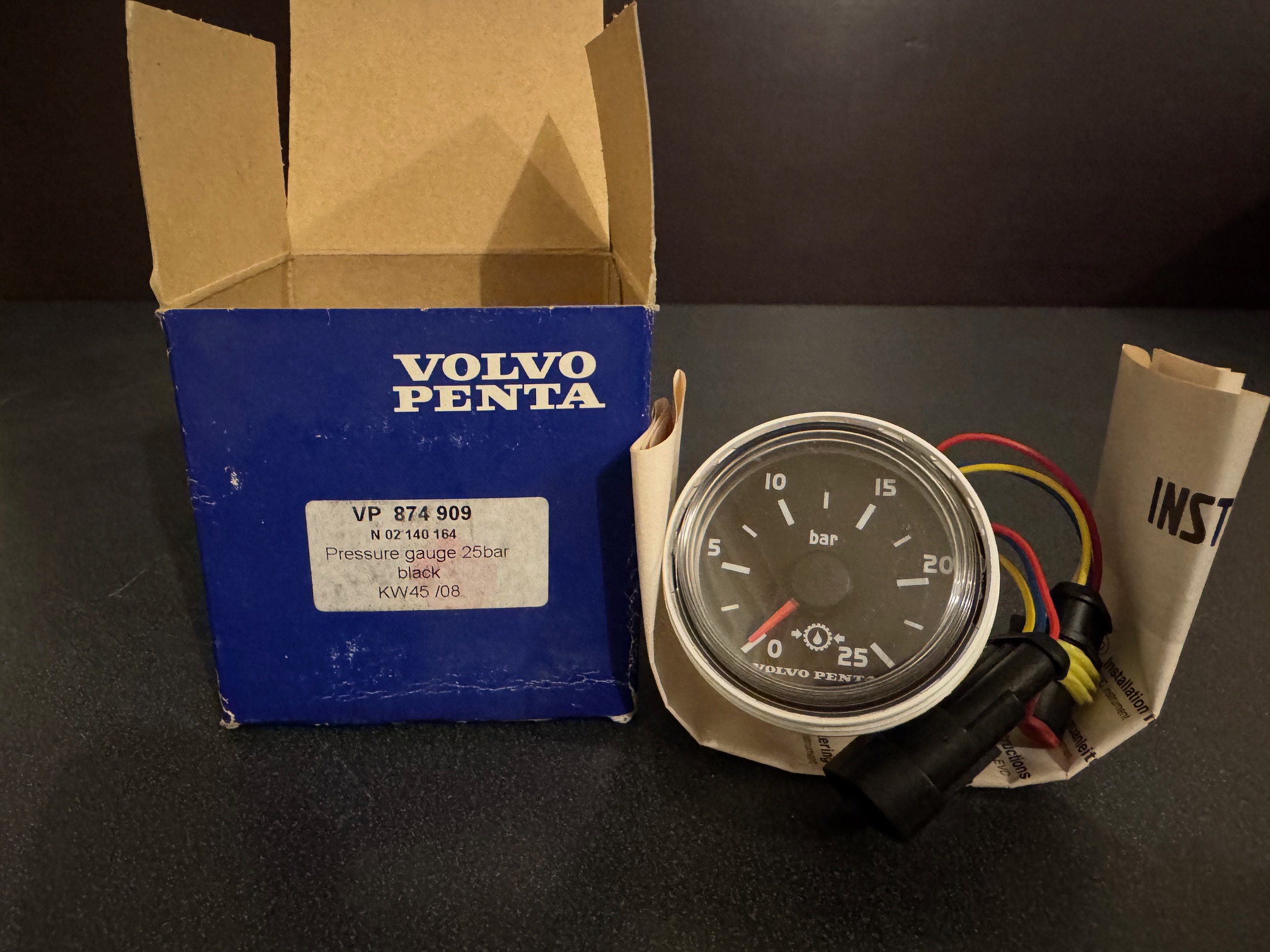 Manometro pressione olio Volvo Penta VP 874909