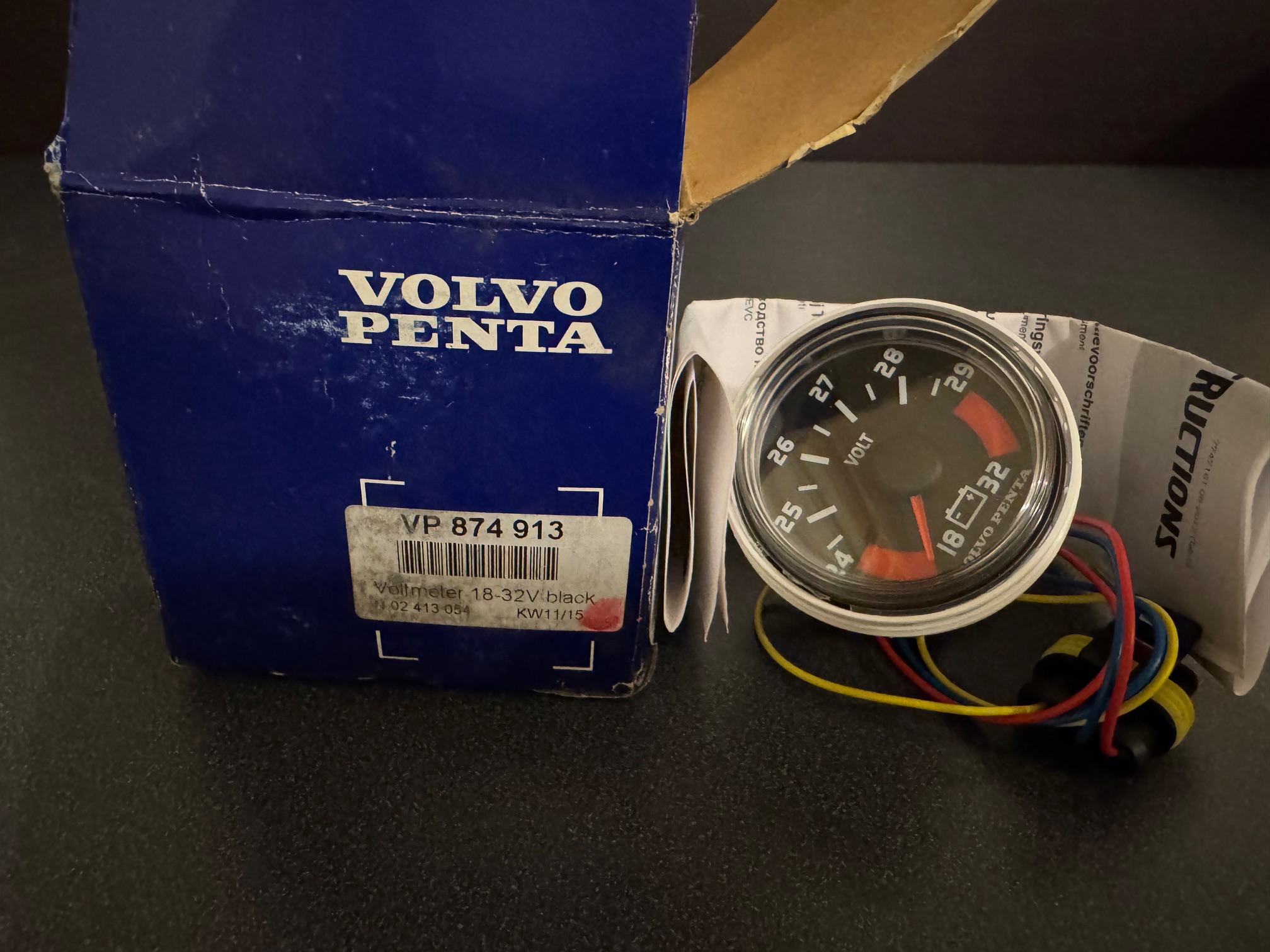 Strumento di misurazione della tensione della batteria Volvo Penta VP 874913